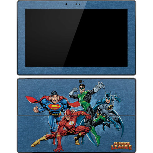 Justice League Action Pose Charcaters Surface Pro Tablet Skin